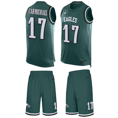 Men's Limited Harold Carmichael Nike Jersey Midnight Green - #17 Tank Top Suit NFL Philadelphia Eagles